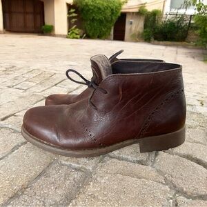 Eric Michael Mike Tan Brown Men's Boots It 10 Inches Long So Should Be Size 7.5